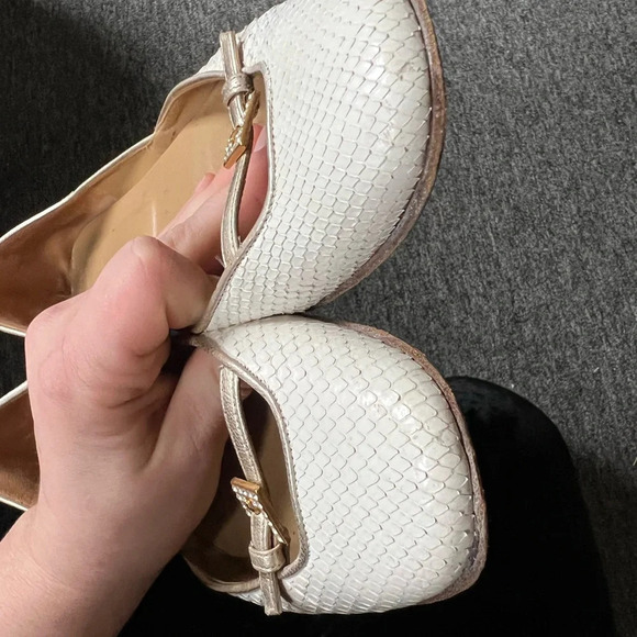 Valentino White Python Flats, size 39.5 - Picture 9 of 9
